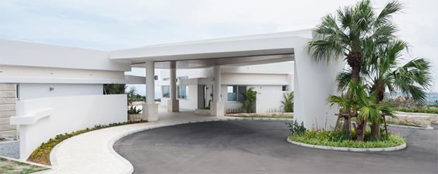 芭蕉布ゴルフコース クラブハウス入り口